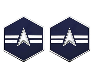 Space Force E3 Specialist 3 Metal Rank Insignia